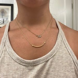 Dainty snake necklace